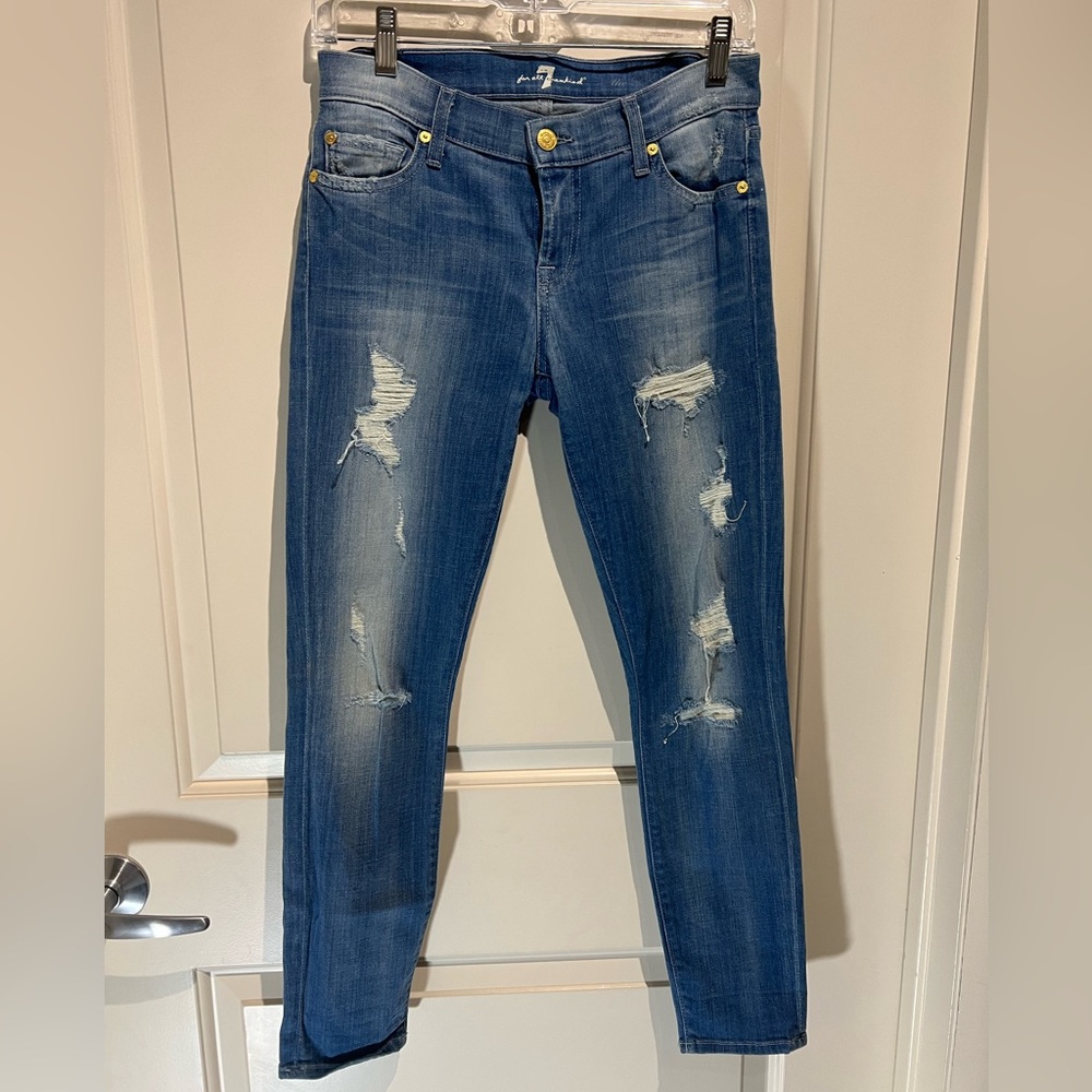 7 For All Mankind the skinny jeans
